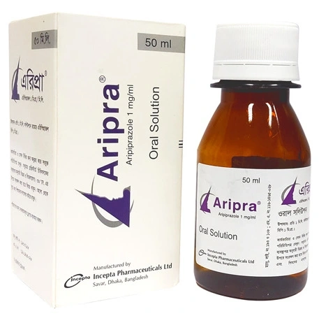 Pack Image: Aripra 5 mg Oral Solution (50 ml bottle)