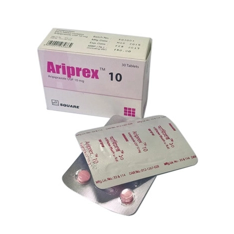 Pack Image: Ariprex 10 mg Tablet (6 x 5)
