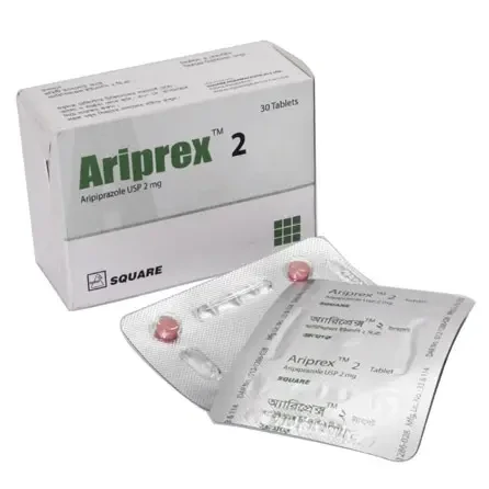 Pack Image: Ariprex 2 mg Tablet (6 x 5)