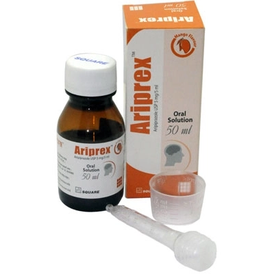 Pack Image: Ariprex 5 mg Oral Solution (50 ml bottle)