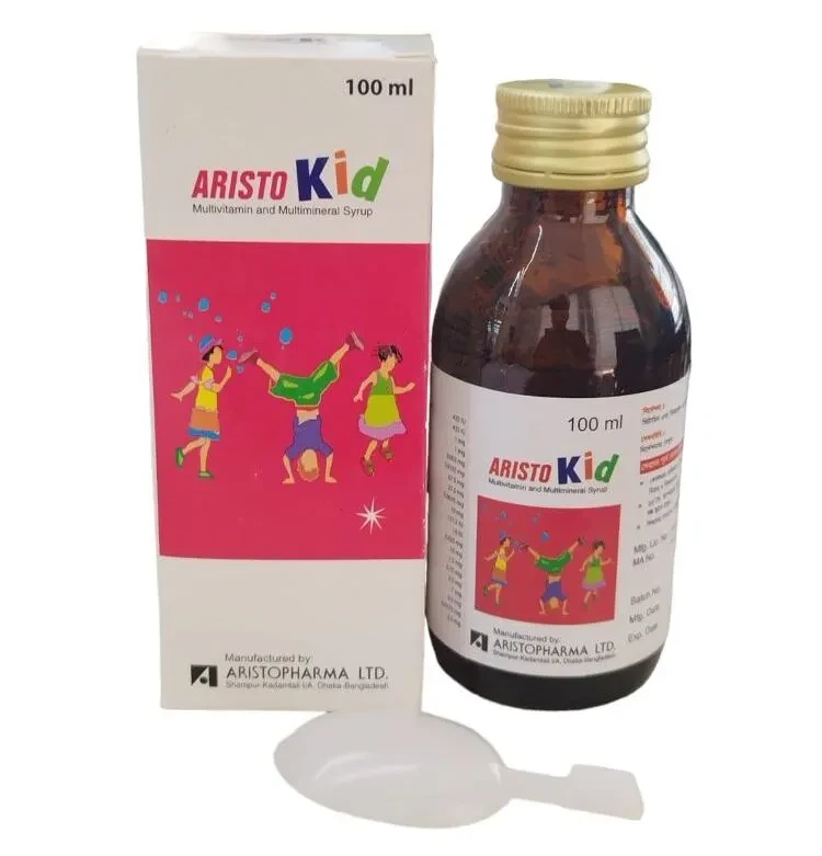 Pack Image: Aristo Kid  Syrup (100 ml bottle)