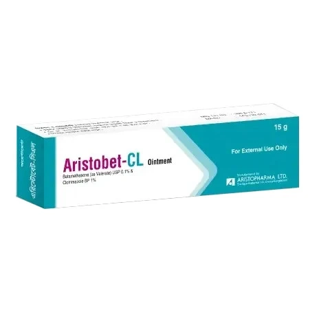 Pack Image: Aristobet-CL 0.1% 1% Ointment (15 gm tube)