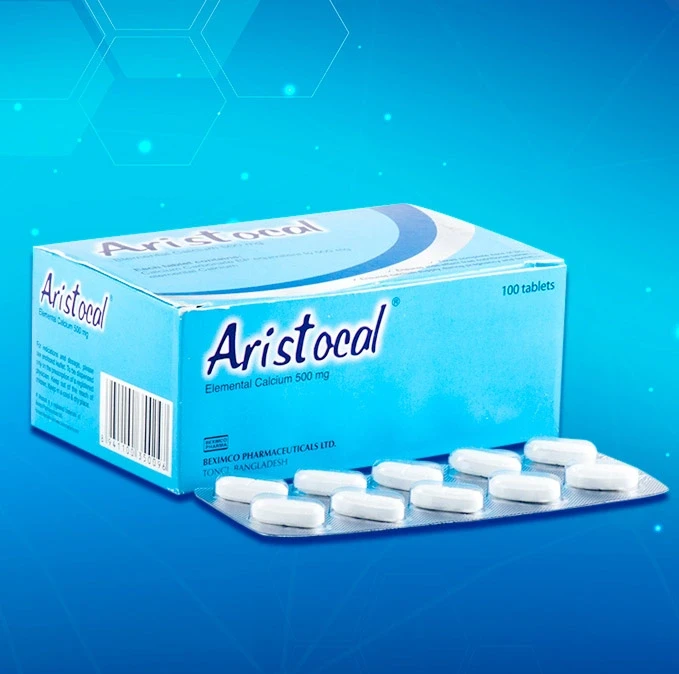 Pack Image: Aristocal 500 mg Tablet (10 x 10)