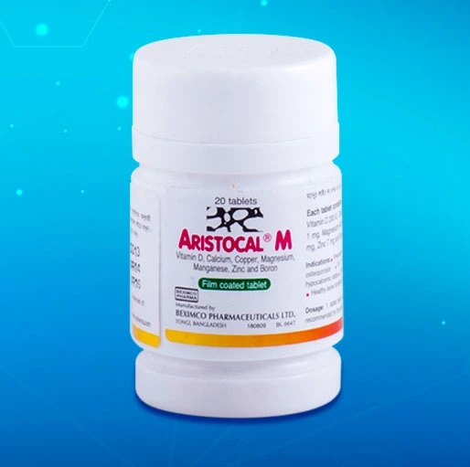 Pack Image: Aristocal M Tablet (1 x 20)