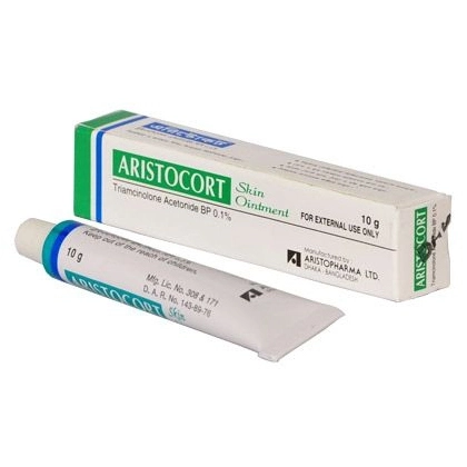 Pack Image: Aristocort 0.1% Ointment (10 gm tube)