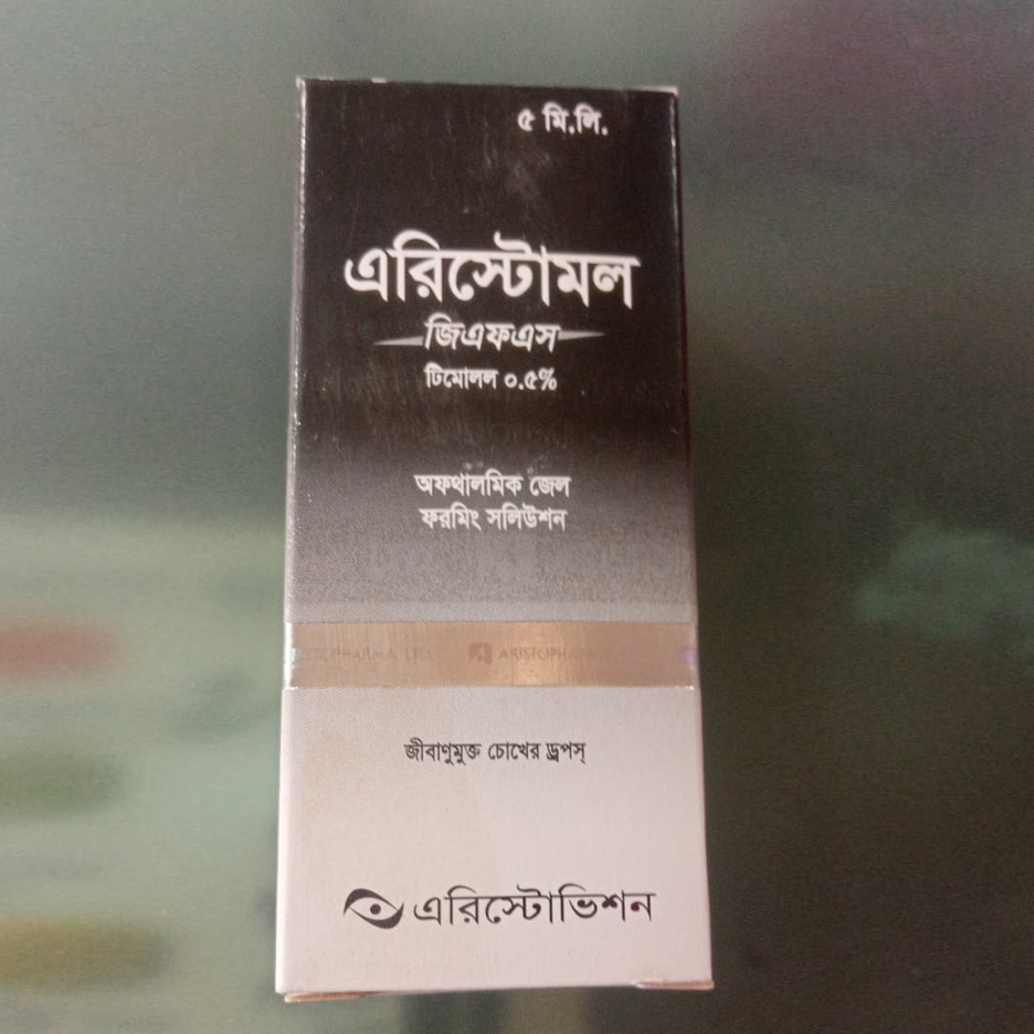 Pack Image: Aristomol GFS 0.5% Eye Drop (5 ml drop)