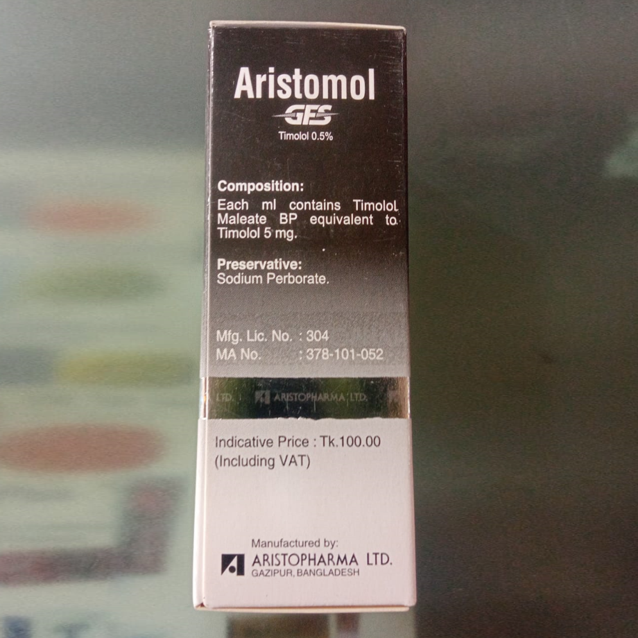 Pack Image: Aristomol GFS 0.5% Eye Drop (5 ml drop)
