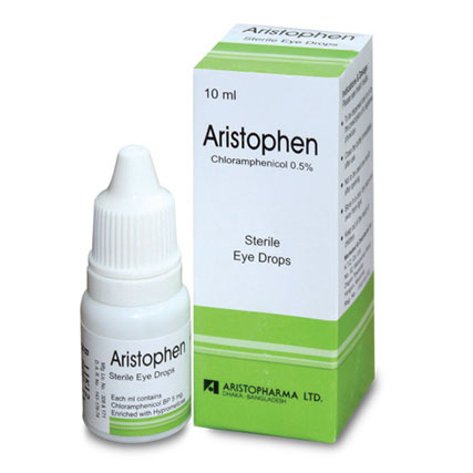 Pack Image: Aristophen 0.5% Eye Drop (10 ml drop)