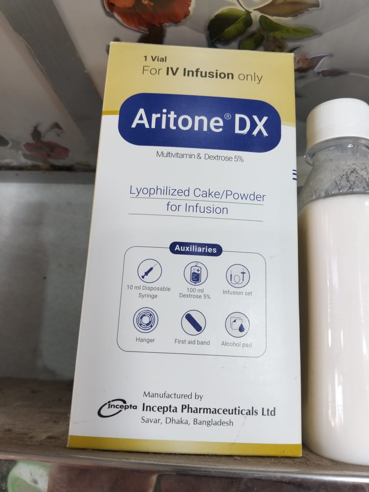 Pack Image: Aritone DX  Injection (10 ml vial)