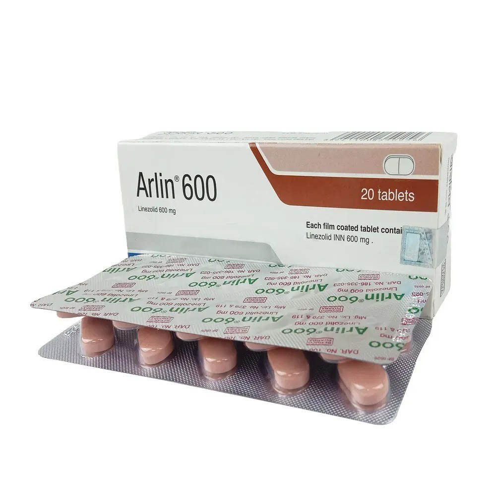 Pack Image: Arlin 600 mg Tablet (2 x 10)