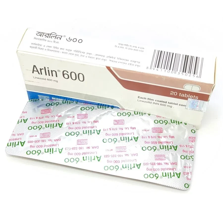 Pack Image: Arlin 600 mg Tablet (2 x 10)