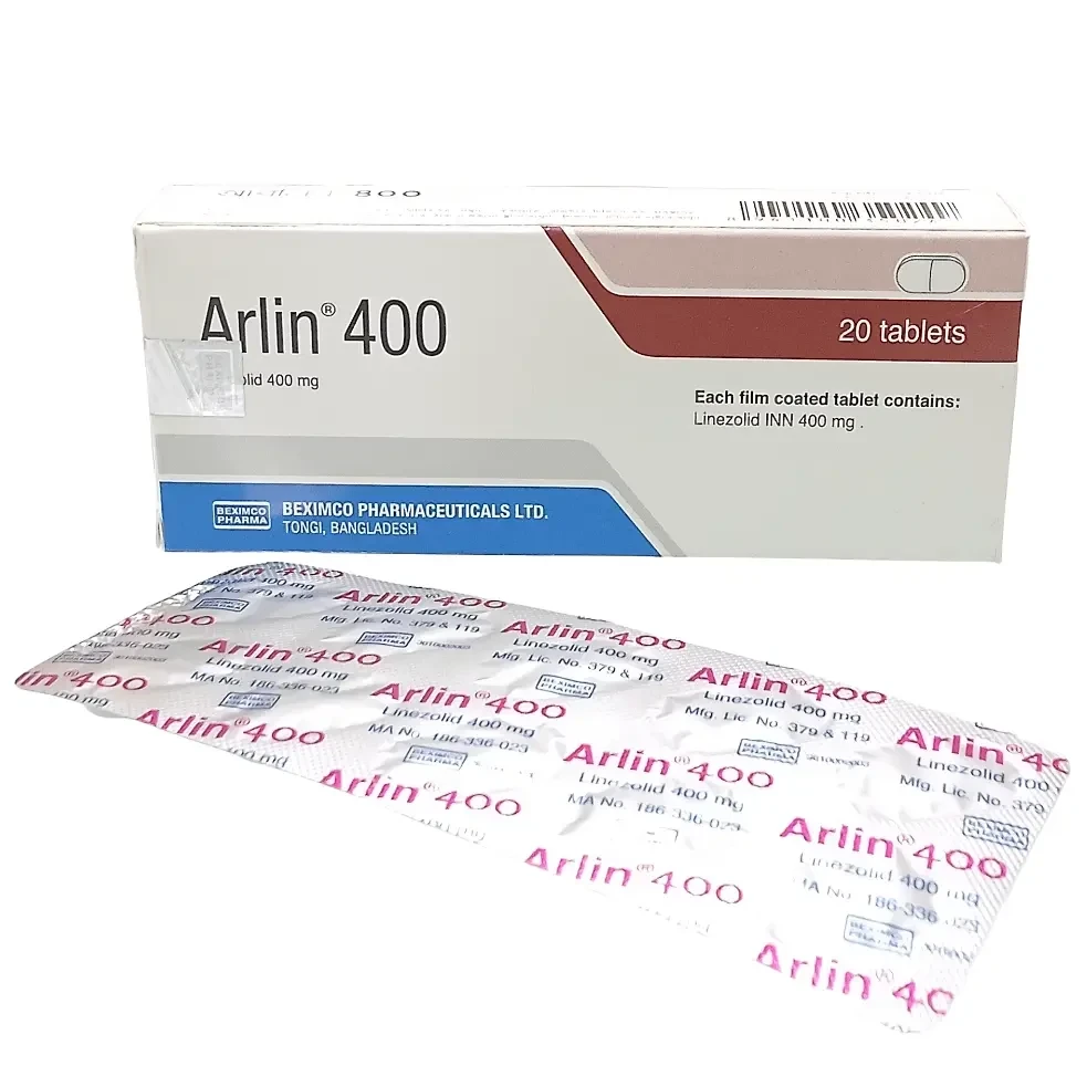 Pack Image: Arlin 400 mg Tablet (2 x 10)