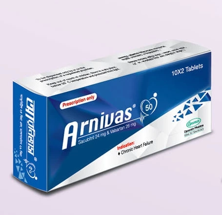Pack Image: Arnivas 24 mg Tablet (2 x 10)