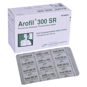 Pack Image: Arofil SR 300 mg Tablet (5 x 10)