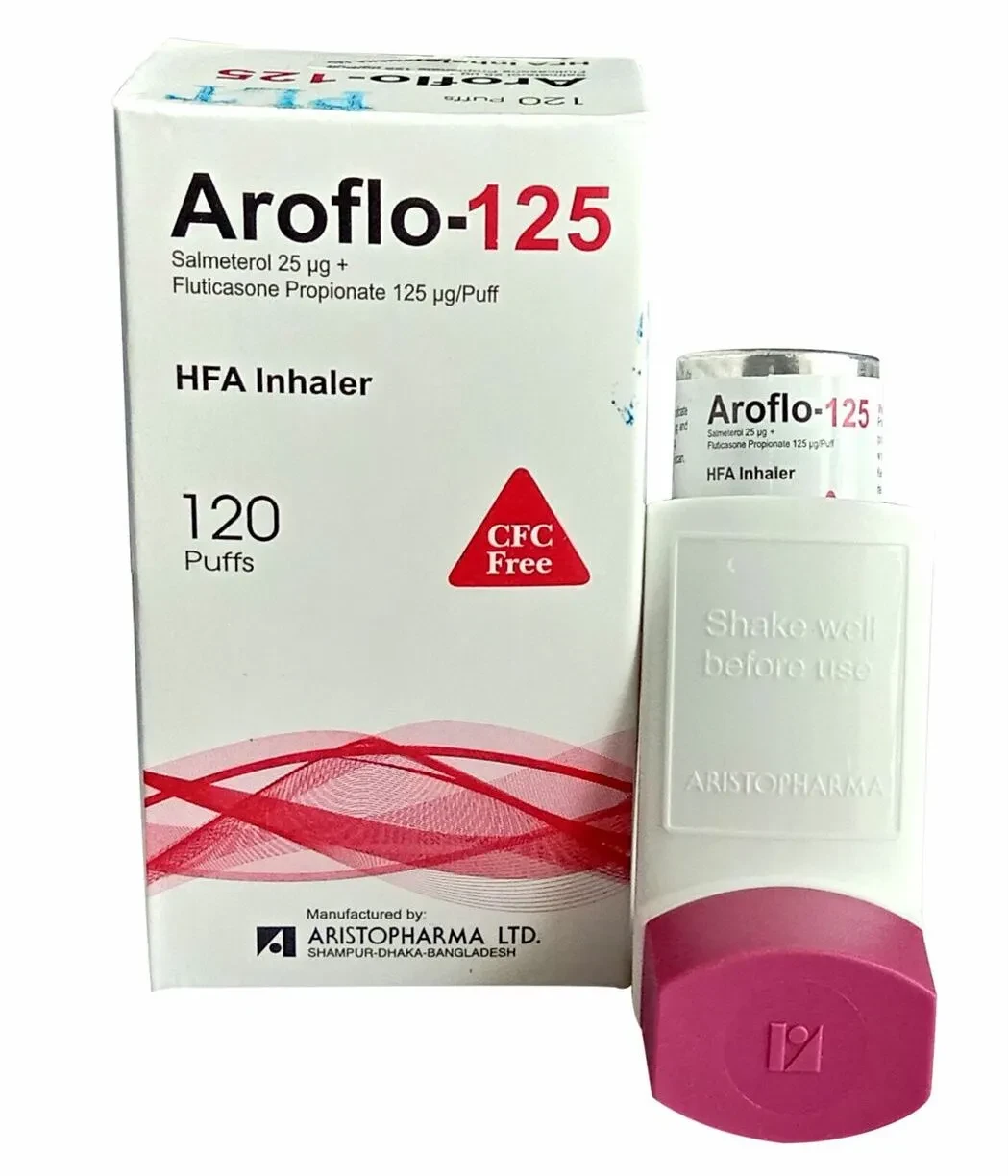 Pack Image: Aroflo (25 mcg Inhaler (120 metered doses)