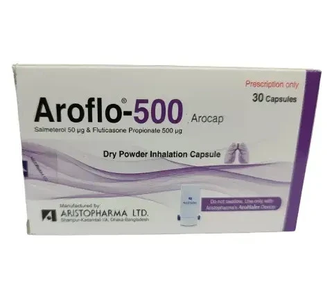 Pack Image: Aroflo 50 mcg Inhalation Capsule (3 x 10)