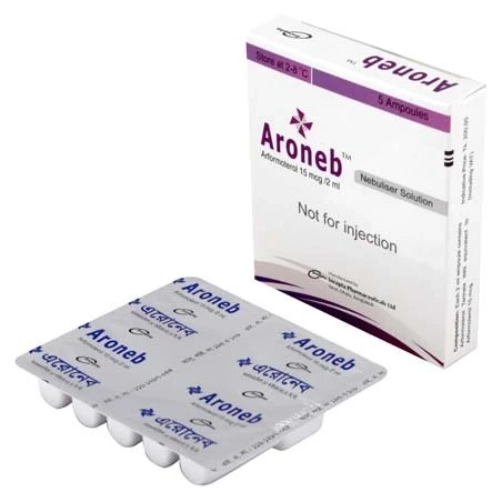 Pack Image: Aroneb 15 mcg Respirator Solution (2 ml ampoule)