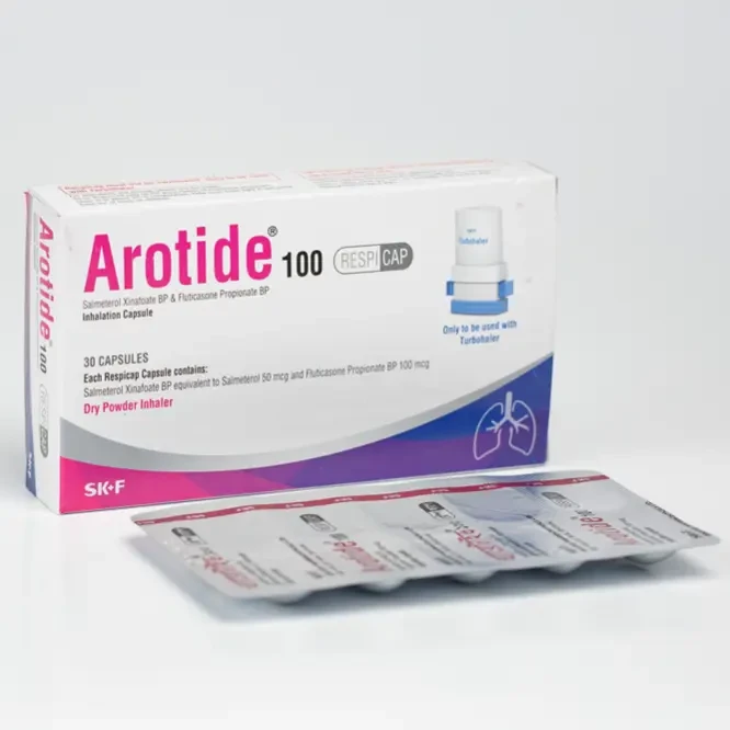 Pack Image: Arotide 50 mcg Inhalation Capsule (3 x 10)
