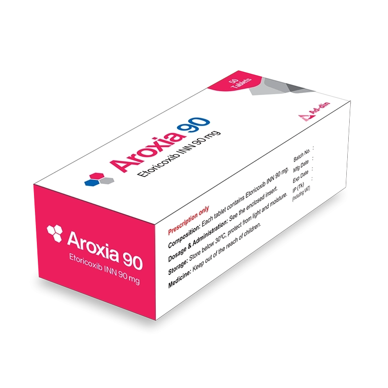 Pack Image: Aroxia 90 mg Tablet (2 x 10)