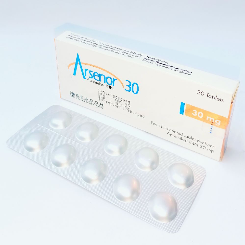 Pack Image: Arsenor 30 mg Tablet (2 x 10)