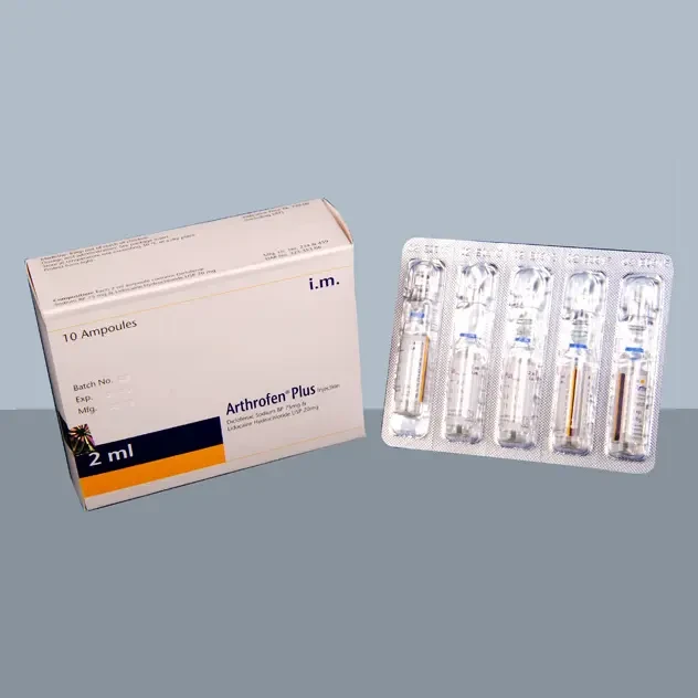 Pack Image: Arthrofen Plus (75 mg Injection (2 ml ampoule)