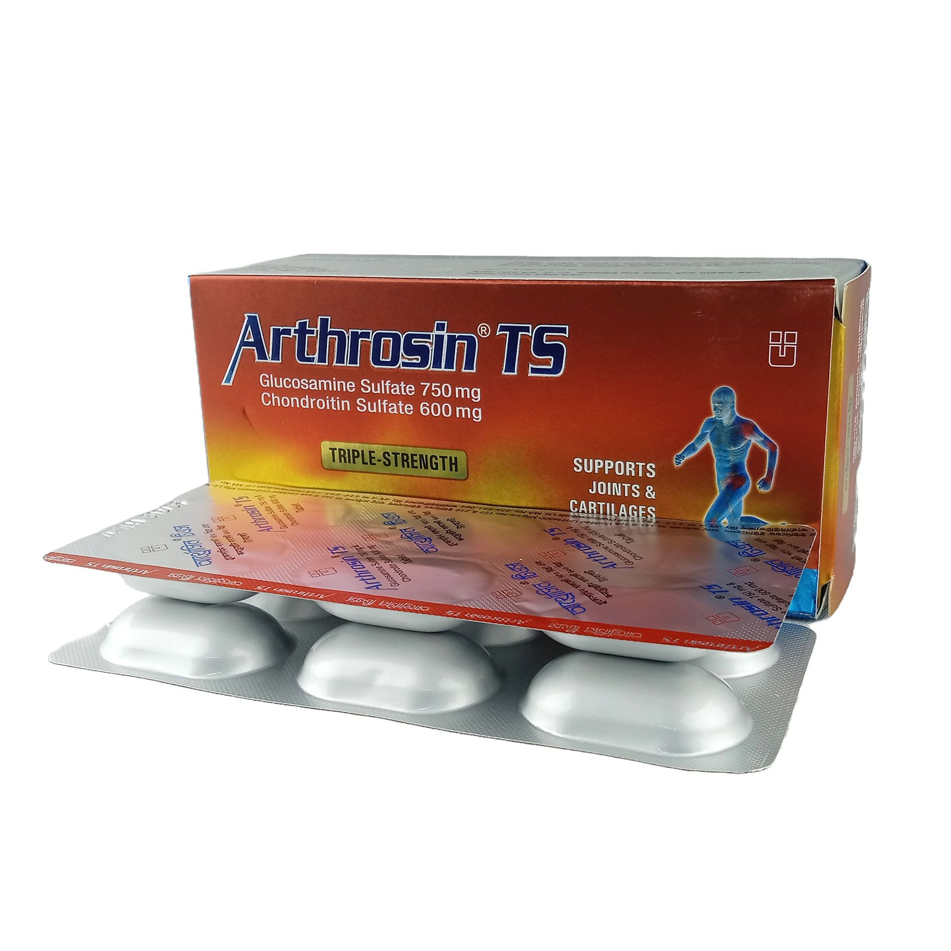 Pack Image: Arthrosin TS 750 mg Tablet (3 x 10)