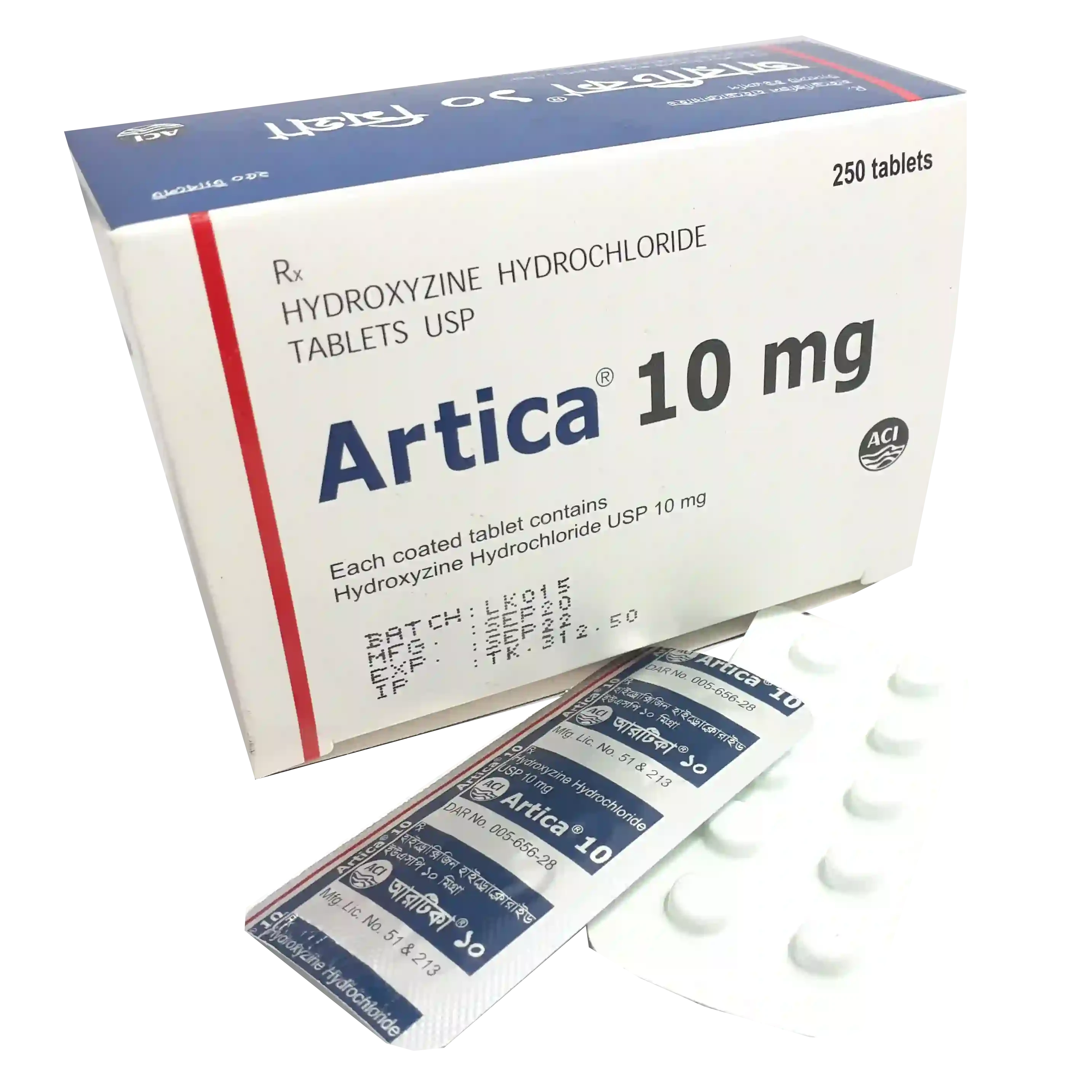 Pack Image: Artica 10 mg Tablet (25 x 10)