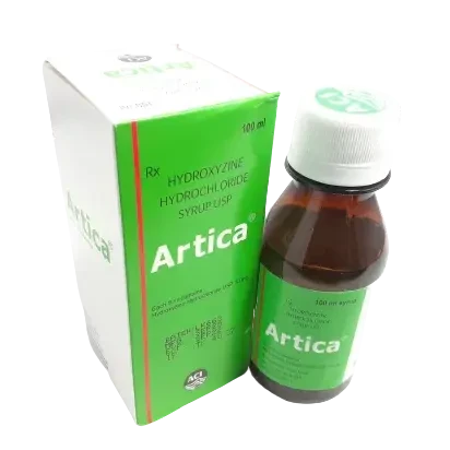 Pack Image: Artica 10 mg Syrup (100 ml bottle)