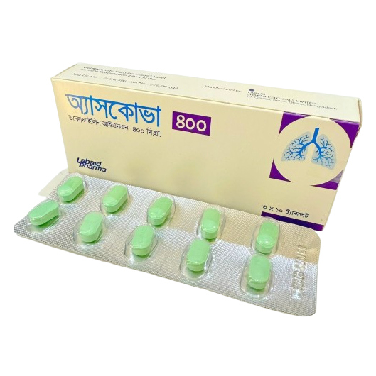 Pack Image: Ascova 400 mg Tablet (3 x 10)