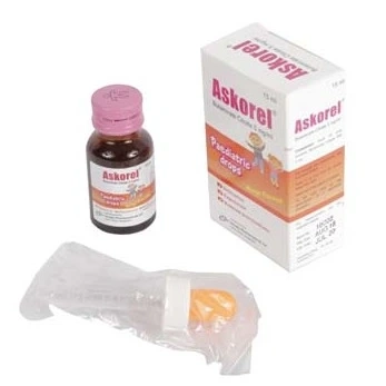 Pack Image: Askorel 5 mg Pediatric Drop (15 ml bottle)