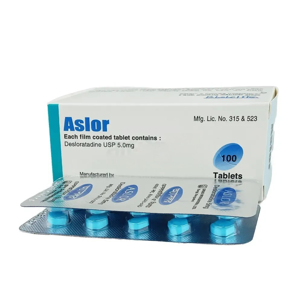 Pack Image: Aslor 5 mg Tablet (10 x 10)
