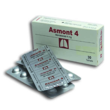 Pack Image: Asmont 4 mg Tablet (3 x 10)