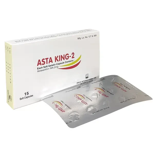 Pack Image: Asta King 2 mg Capsule (1 x 15)