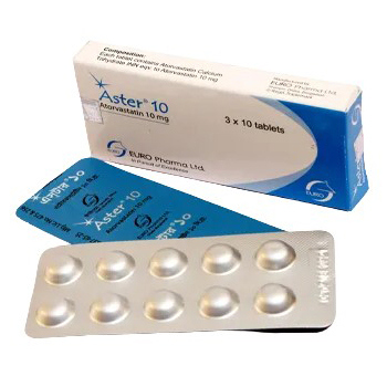 Pack Image: Aster 10 mg Tablet (3 x 10)
