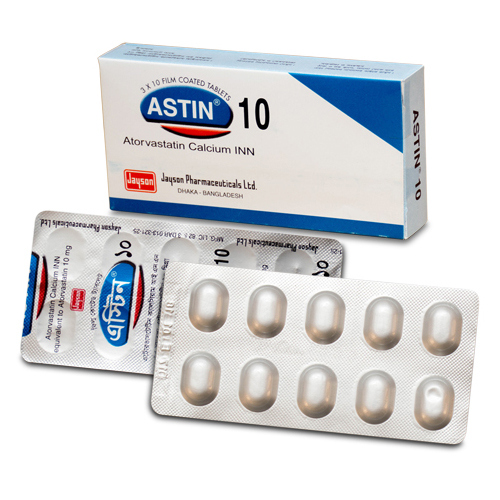 Pack Image: Astin 10 mg Tablet (3 x 10)