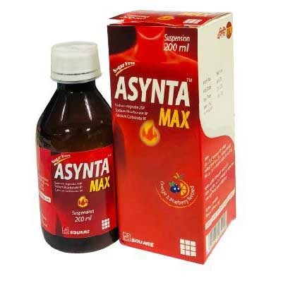 Pack Image: Asynta Max (500 mg Suspension (200 ml bottle)