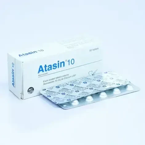 Pack Image: Atasin 10 mg Tablet (5 x 10)
