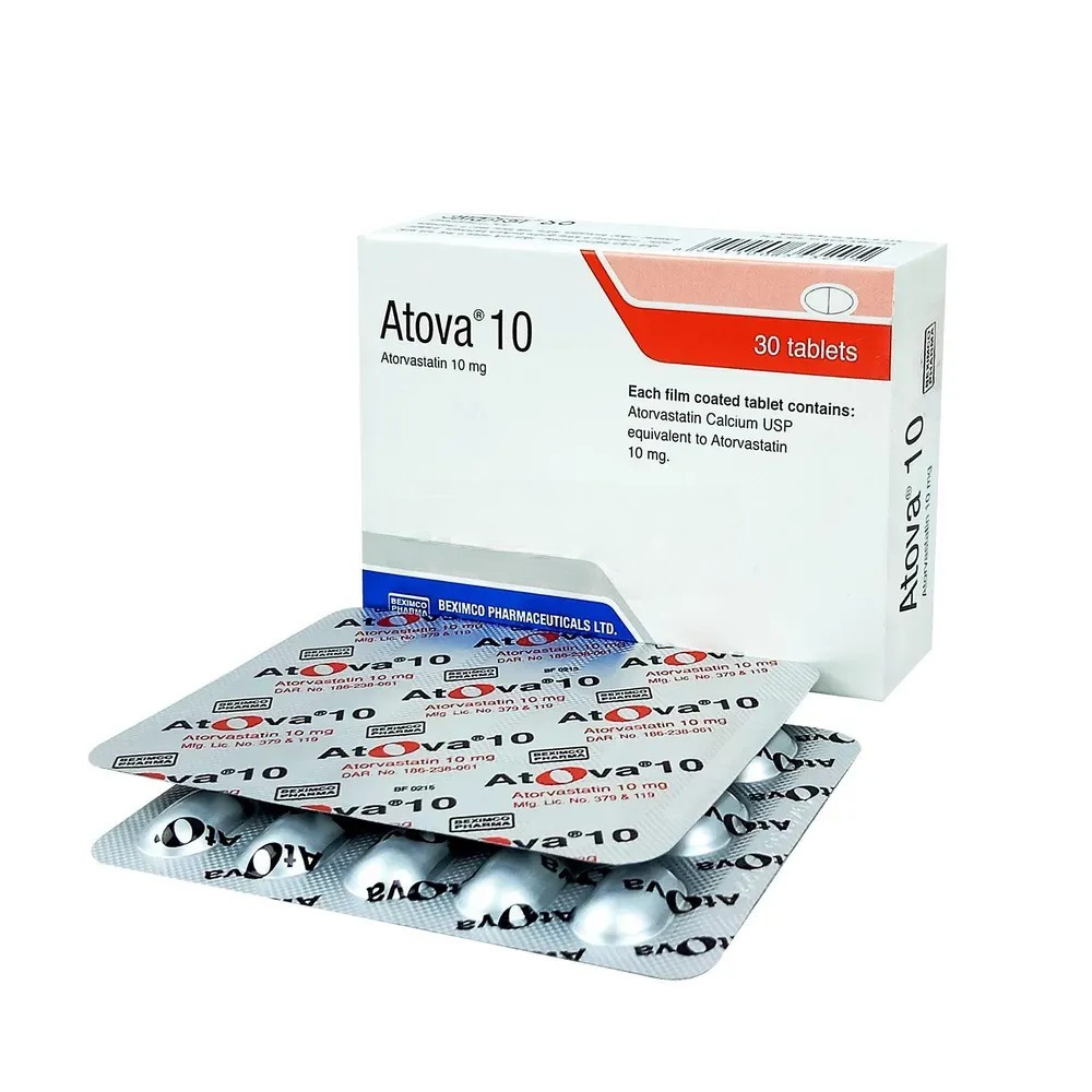 Pack Image: Atova 10 mg Tablet (2 x 15)