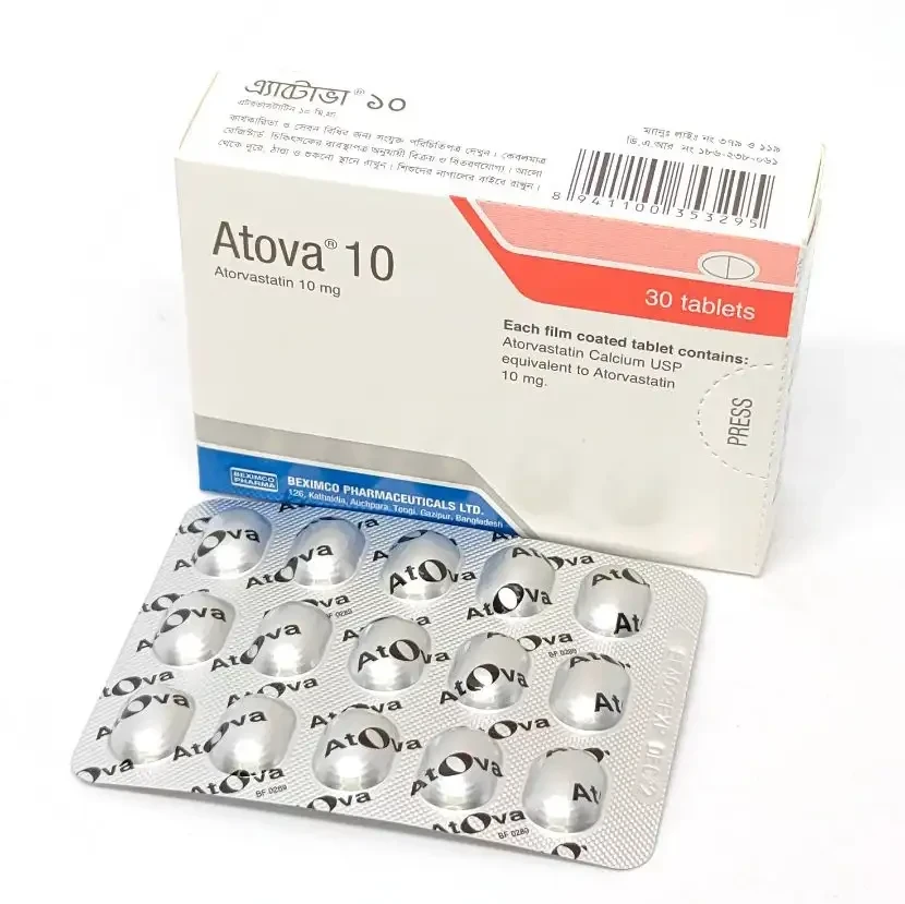 Pack Image: Atova 10 mg Tablet (2 x 15)