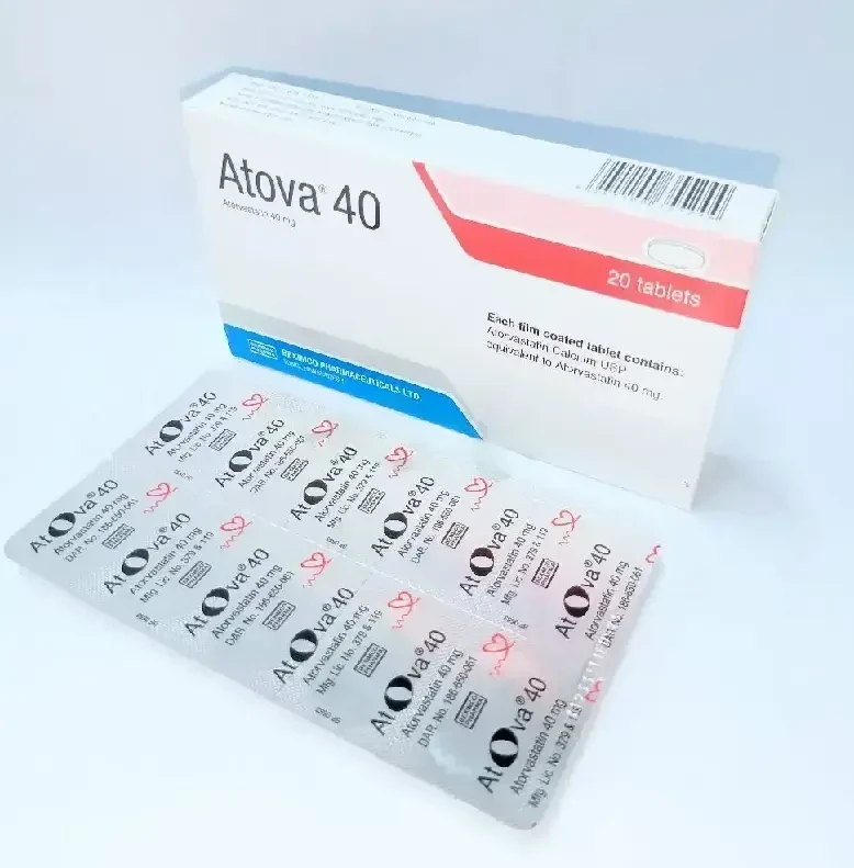 Pack Image: Atova 40 mg Tablet (2 x 10)
