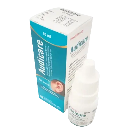 Pack Image: Audicare 0.3% 1% Ear Drop (10 ml drop)