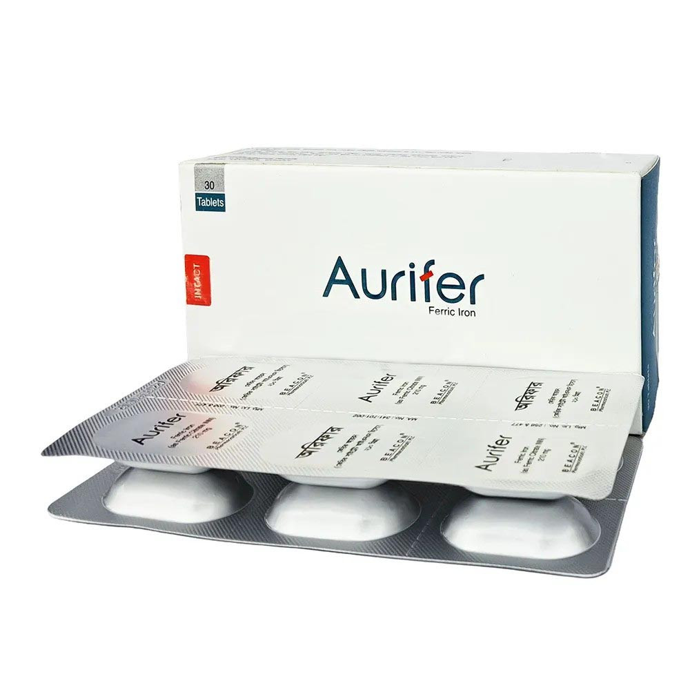 Pack Image: Aurifer 210 mg Tablet (5 x 6)