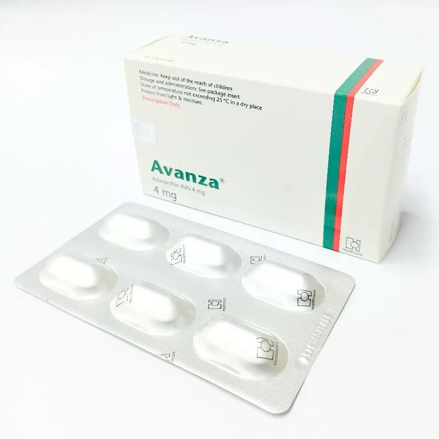 Pack Image: Avanza 4 mg Capsule (5 x 6)