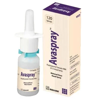 Pack Image: Avaspray 27.5 mcg Nasal Spray (120 metered sprays)