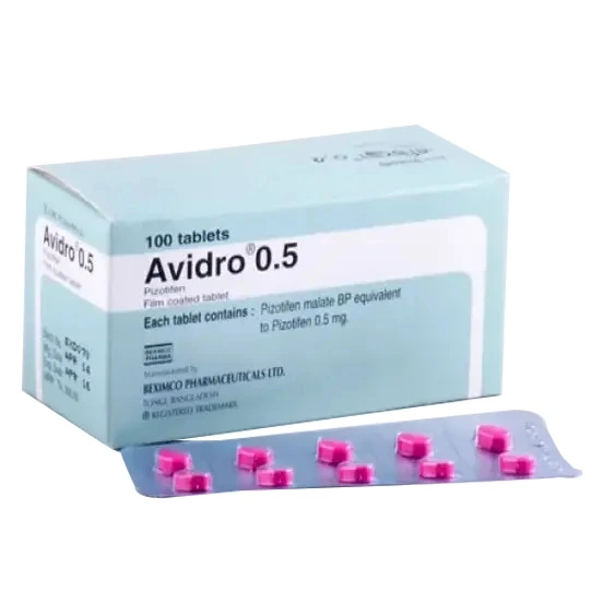 Pack Image: Avidro 0.5 mg Tablet (10 x 10)