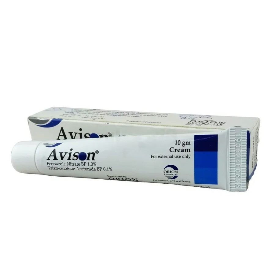 Pack Image: Avison 1% 0.1% Cream (10 gm tube)
