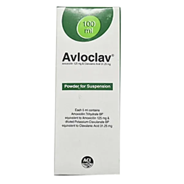 Pack Image: Avloclav (125 mg Suspension (100 ml bottle)