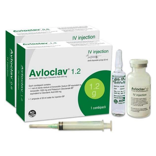 Pack Image: Avloclav (1 gm Injection (1.2 gm vial)