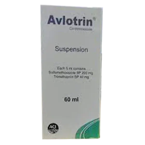 Pack Image: Avlotrin (200 mg Suspension (60 ml bottle)