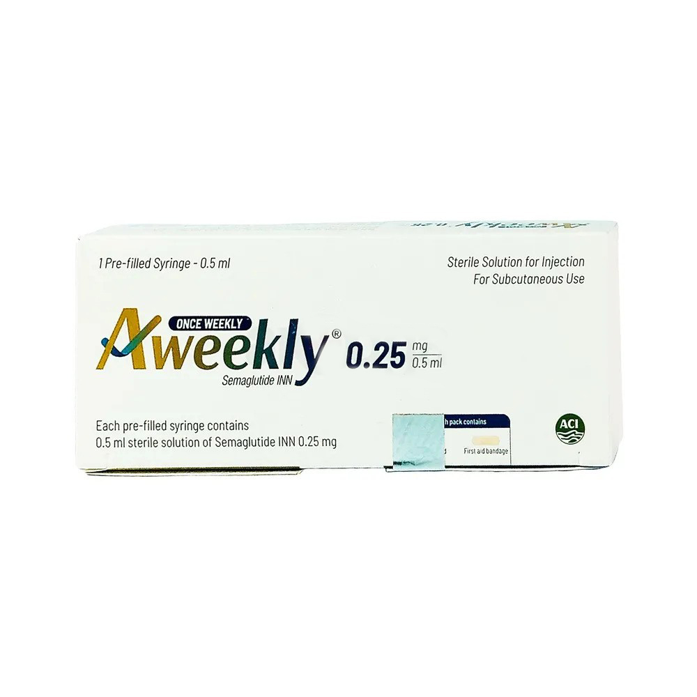 Pack Image: Aweekly 0.25 mg Injection (0.25 mg pre-filled syringe)